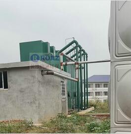 另一套100噸/時一體化凈水設(shè)備在某企業(yè)的生產(chǎn)生活用水中投入使用！